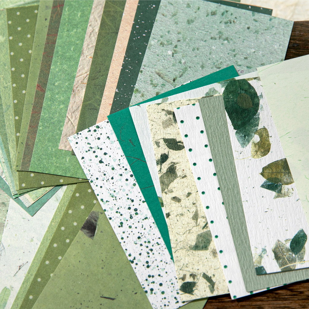 Vintage Junk Journal Scrapbooking Paper - 50 قطعة من الورق القديم الطراز