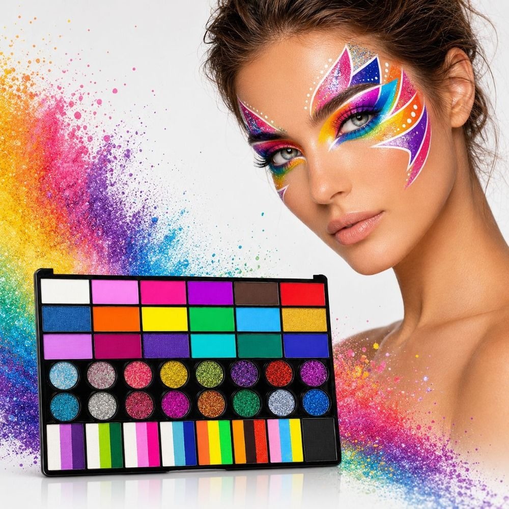 Watercolor Paint Set Solid Pigment - مجموعة ألوان مائية مكونة من 42