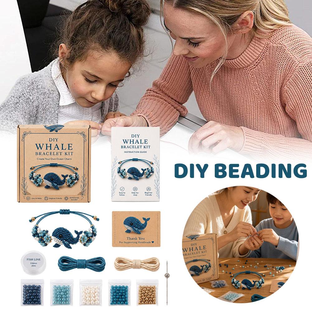 Beading - مجموعة صنع أساور الخرز اليدوية بتصميمات