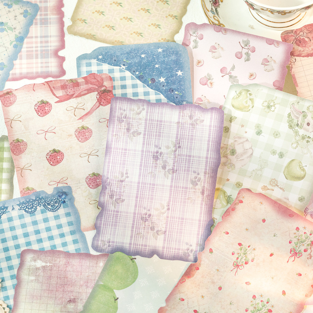 Vintage Junk Journal Scrapbooking Paper - 30 ورقة من ورق سكرابوكينغ بتصميم