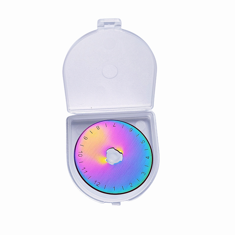 10 قطع شفرات قطع دوارة حادة مق - مراجعة Rotary Cutter For Fabric 45Mm وسعره