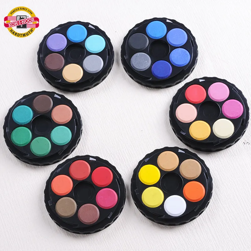 KOH-I-NOOR الصباغ المائية الصل - مراجعة Watercolor Paint Set Solid Pigment وسعره
