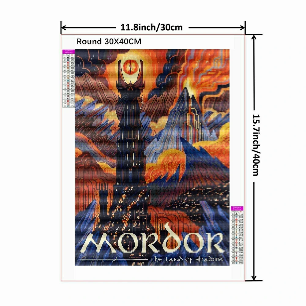 5D DIY الماس اللوحة مجردة حلقة - مراجعة 5D Diamond Painting Kit Full Drill وسعره