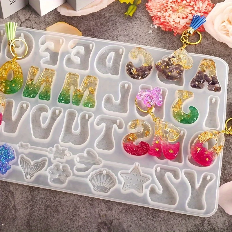 مجموعة قوالب صب راتينج السيليك - مراجعة Silicone Epoxy Resin Molds Set وسعره