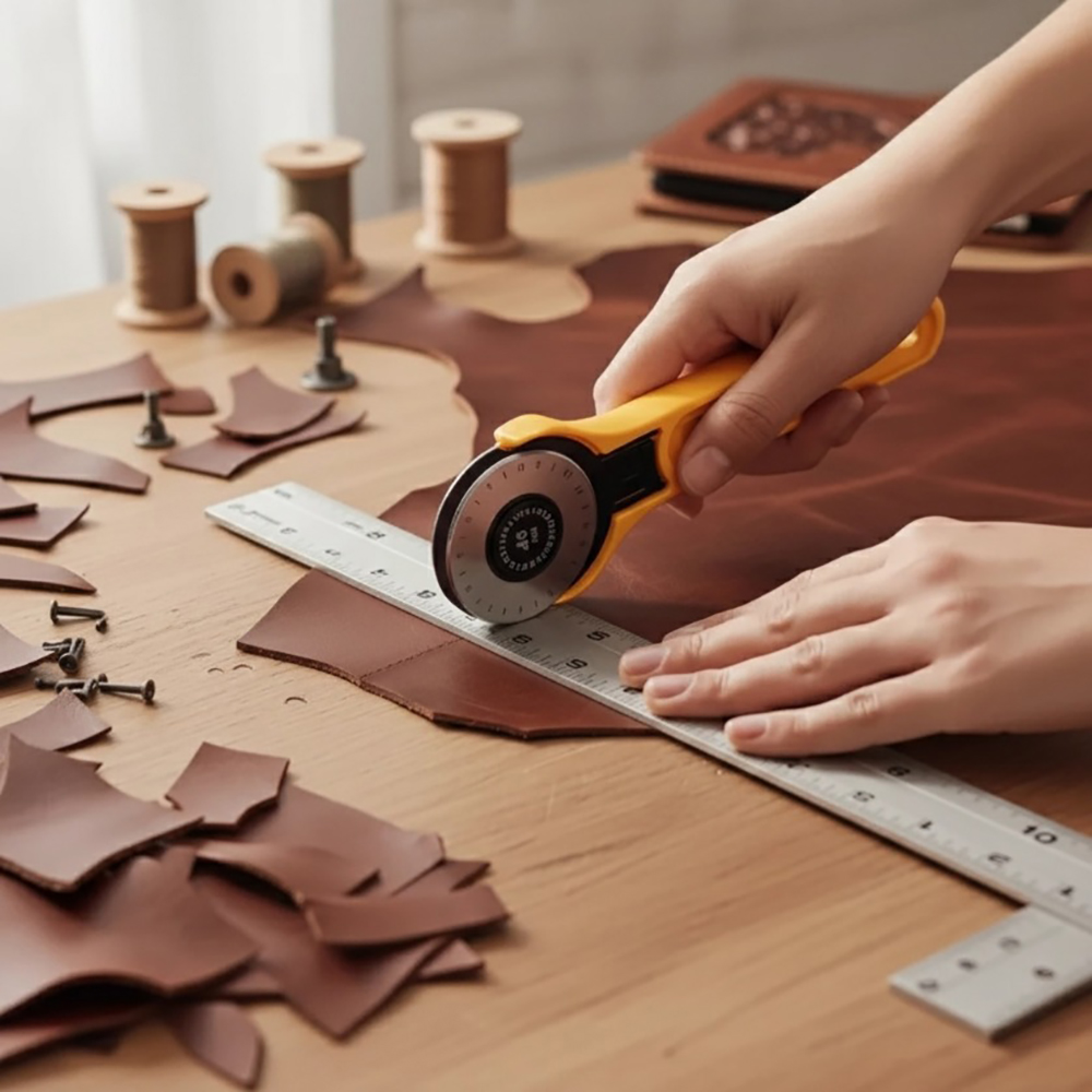 45 مللي متر قاطع قماش دوار أدا - مراجعة Rotary Cutter For Fabric 45Mm وسعره