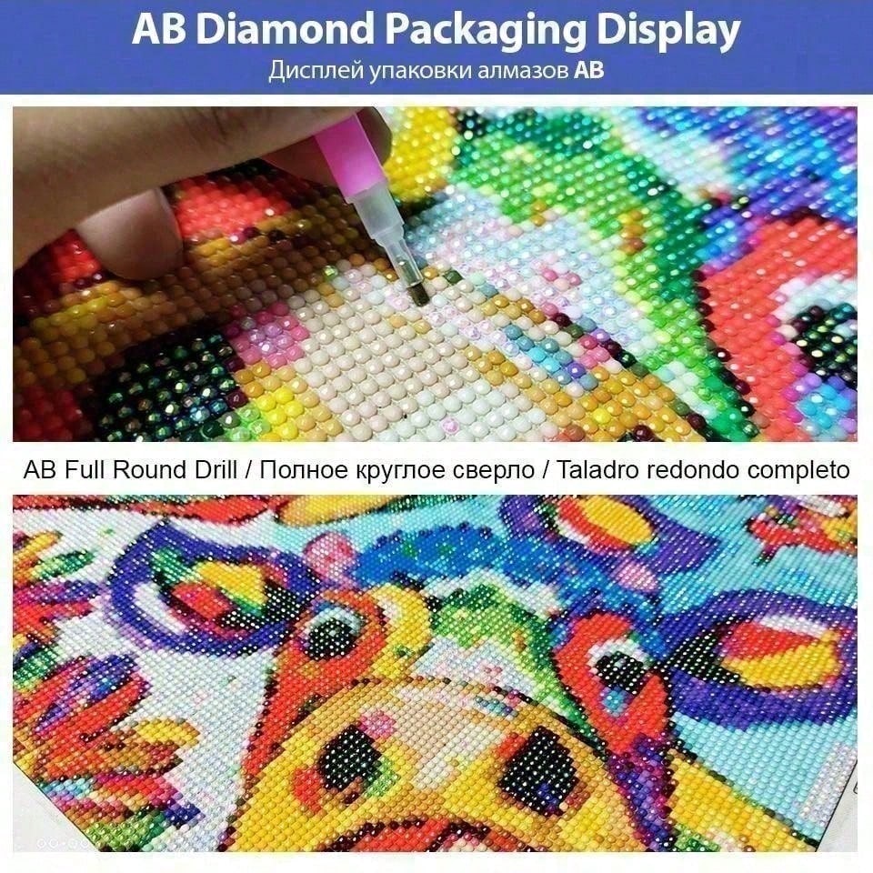 قطعة واحدة - 5D-DIY - قماش مخم - مراجعة 5D Diamond Painting Kit Full Drill وسعره