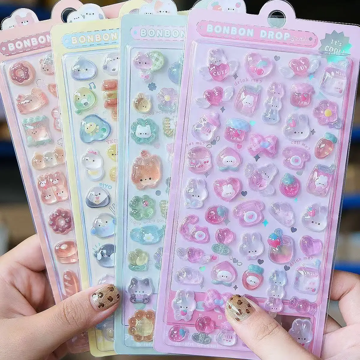 ملصقات كاواي ثلاثية الأبعاد من - مراجعة Scrapbooking وسعره