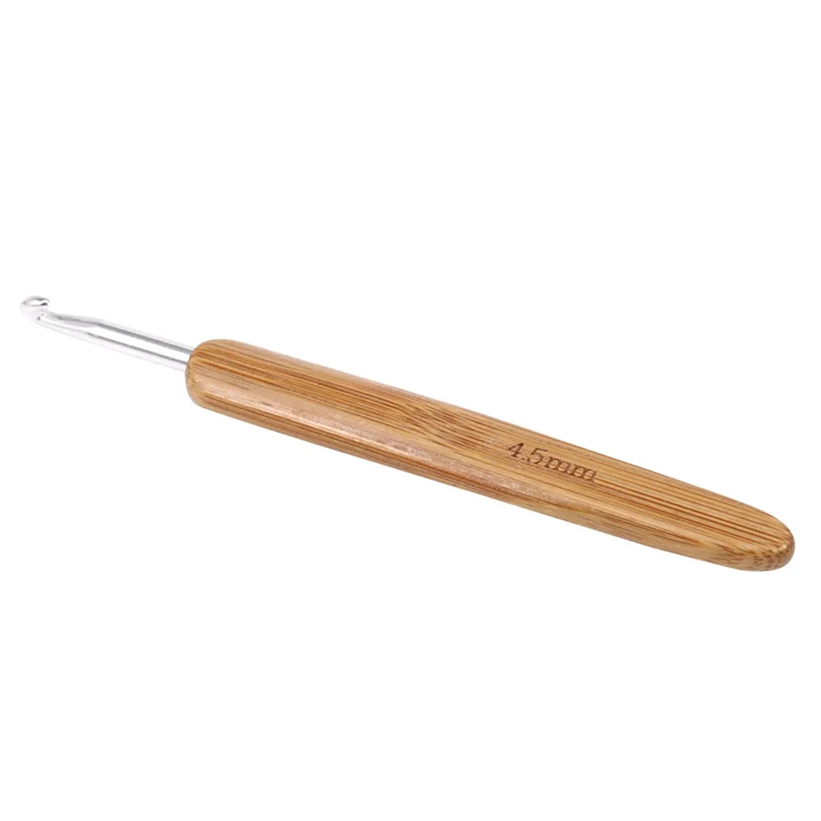 مجموعة خطافات كروشيه مصنوعة من - مراجعة Wooden Crochet Hooks Ergonomic Handle وسعره