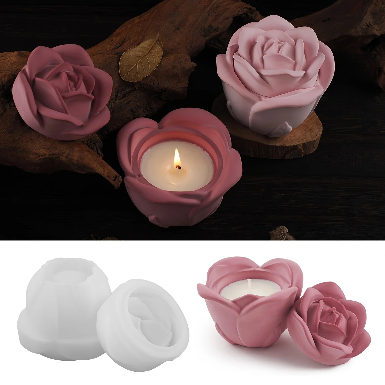 مجموعة مكونة من قطعتين من قوال - مراجعة Silicone Epoxy Resin Molds Set وسعره