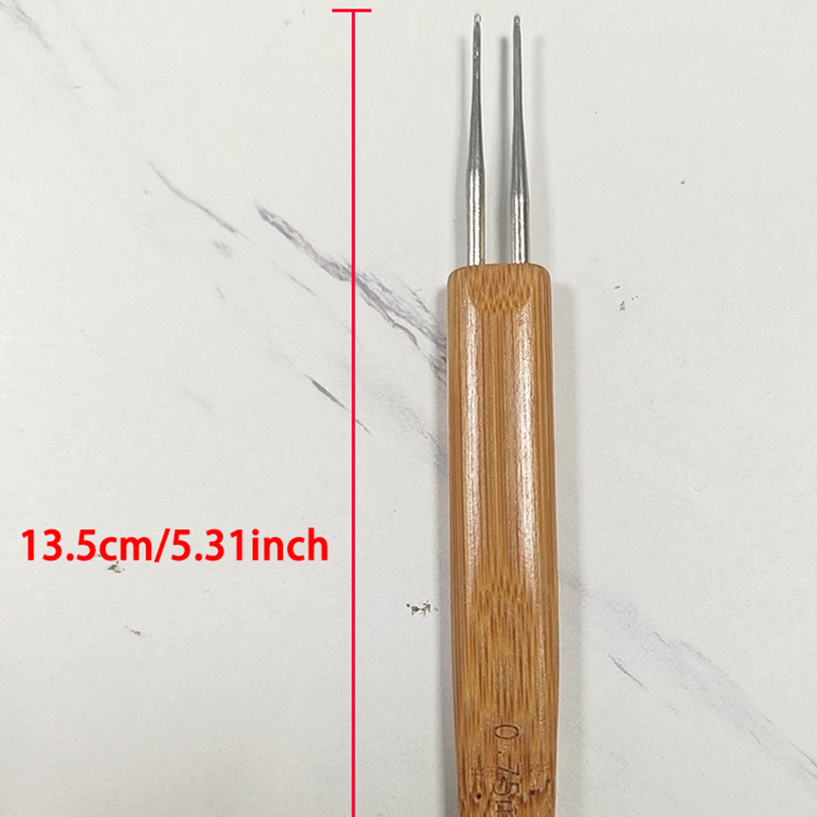 إبر كروشيه مريحة بمقبض خشبي من - مراجعة Wooden Crochet Hooks Ergonomic Handle وسعره