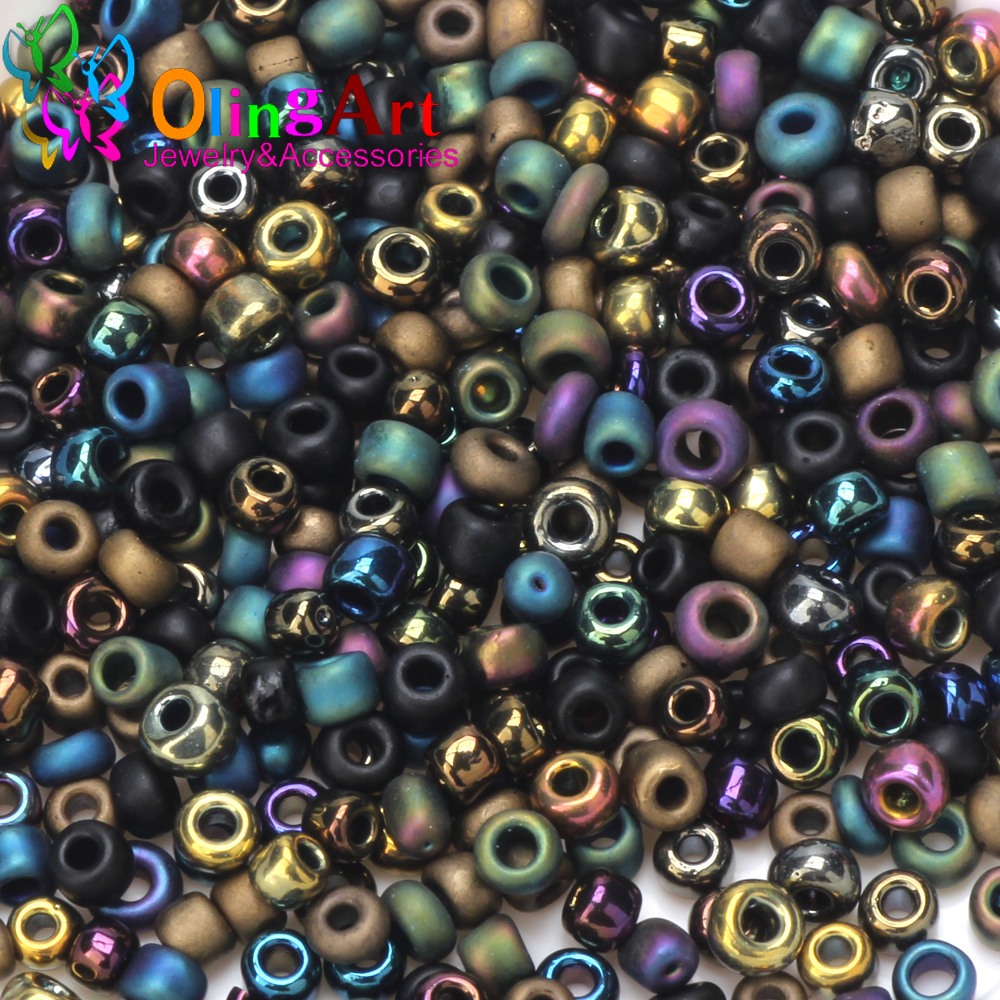 2 مللي متر 3 مللي متر 4 مللي م - مراجعة Glass Seed Beads 2Mm Jewelry Making وسعره