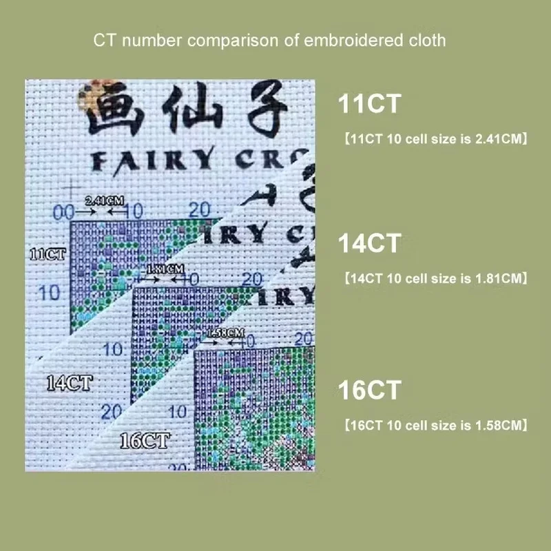 【CC2937 حديقة الربيع】 مجموعة أ - مراجعة Cross Stitch Stamped Kits Beginners وسعره