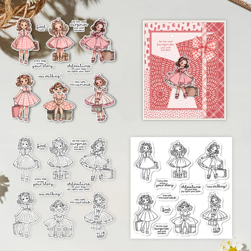 ختم سيليكون شفاف من Suncraft L - مراجعة Clear Silicone Stamps For Card Making وسعره